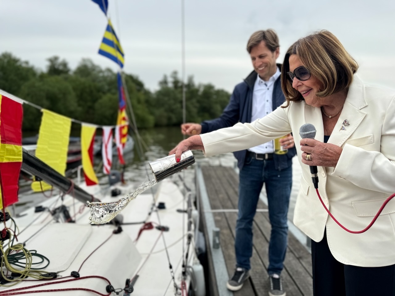 Frühjahrsregatta 2024 Bootstaufe J70