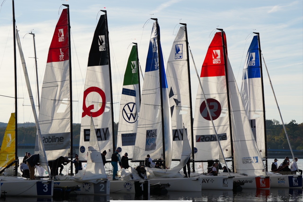 Der SCR bei der Segel Bundesliga Qualifikation 2024 (Foto©DSBL/SAILING ENERGY]