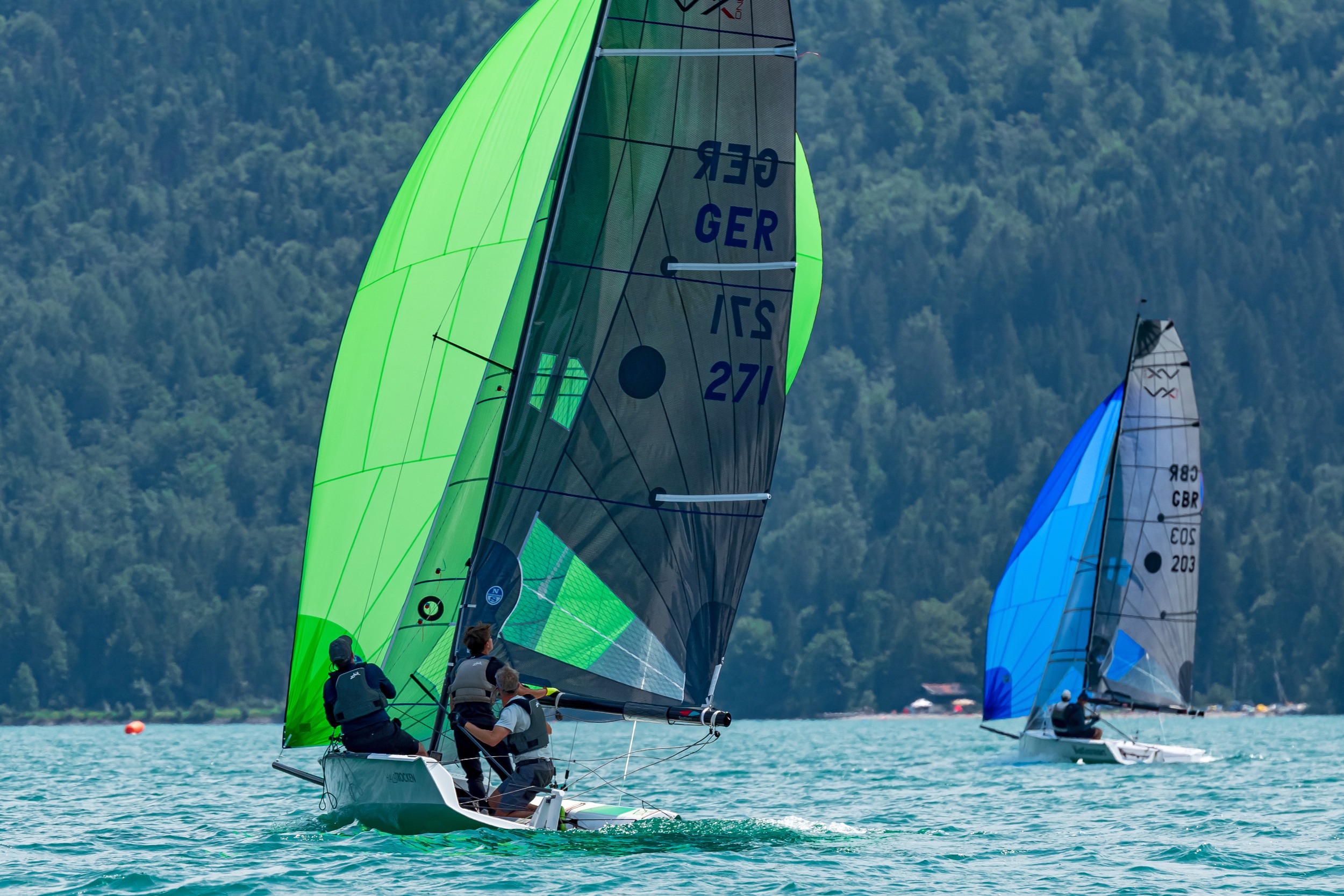 SCR-Segler beim VXone Eurocup am Walchensee