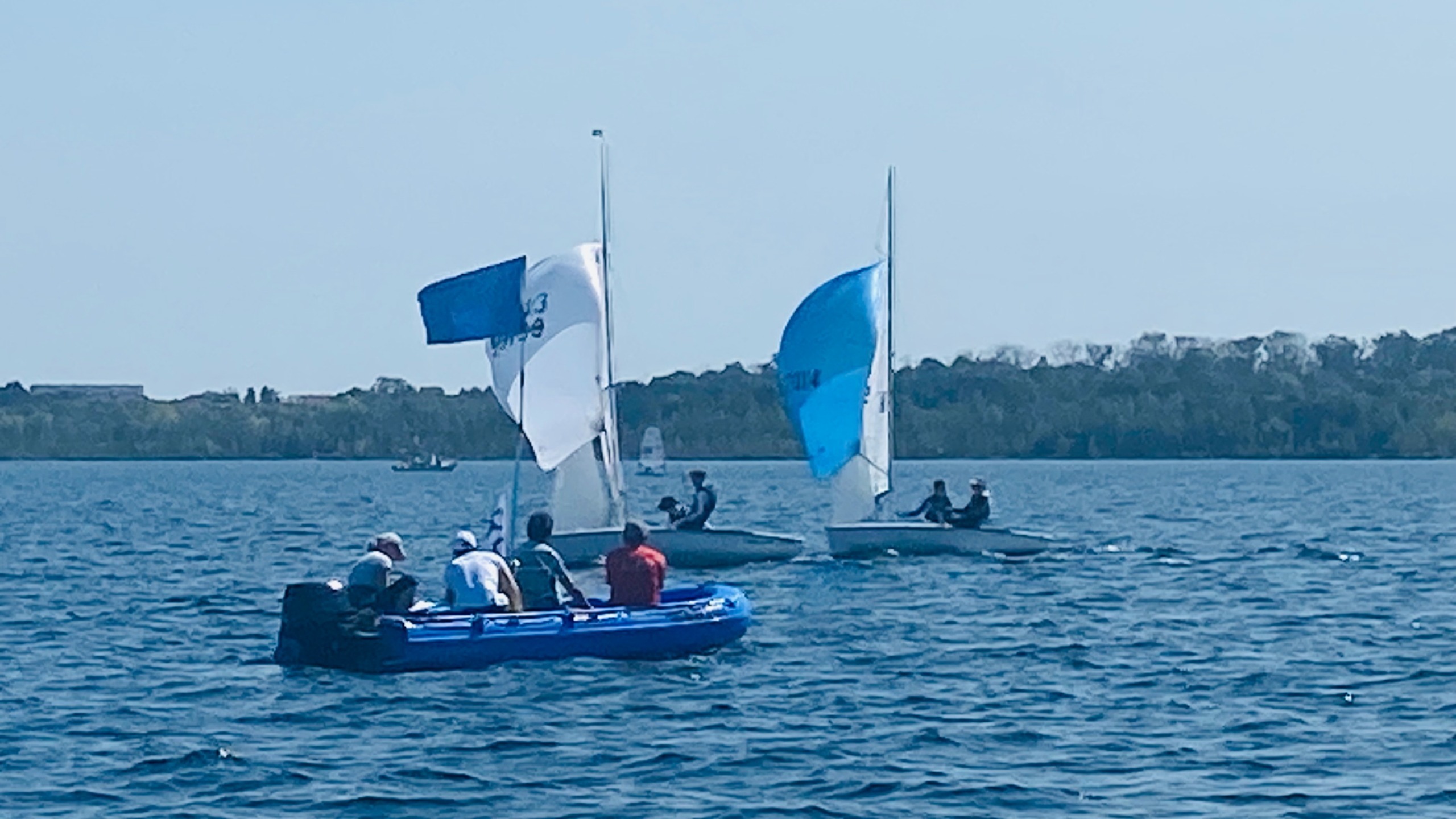 Mitteldeutsche Meisterschaft 2024 im 420er, SCR-Jugend auf dem Zwenkauer See
