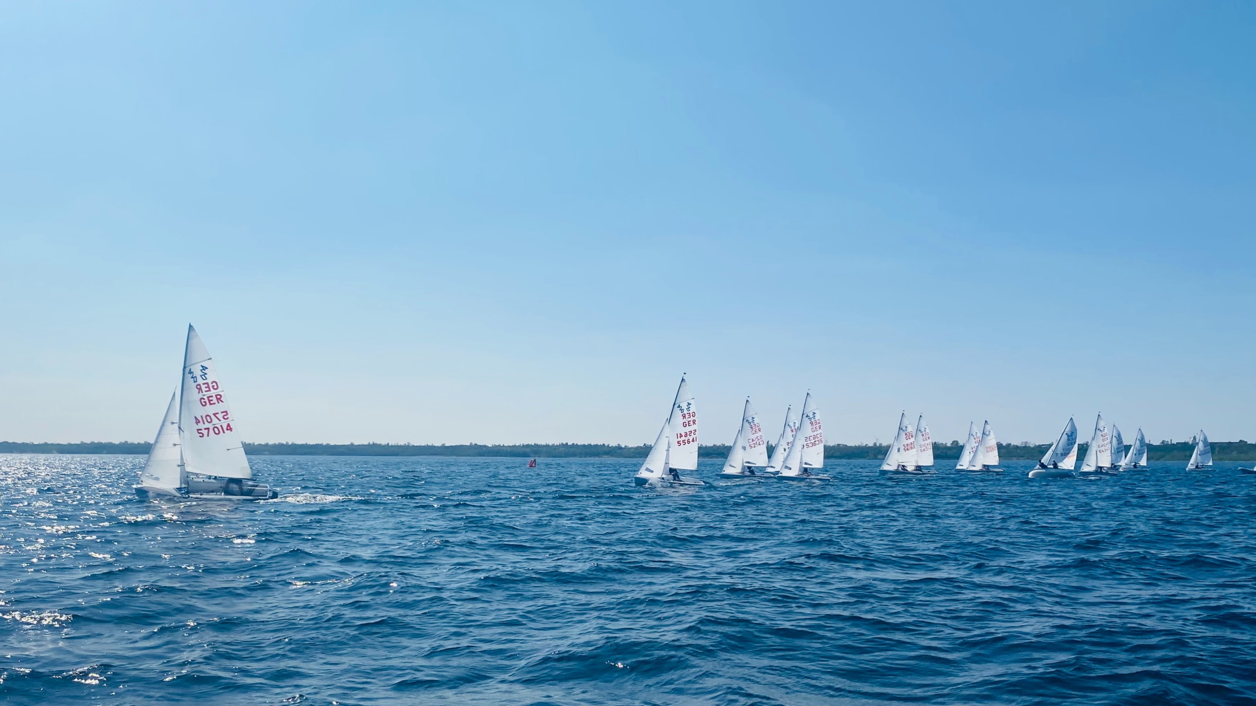 Mitteldeutsche Meisterschaft 2024 im 420er, SCR-Jugend auf dem Zwenkauer See