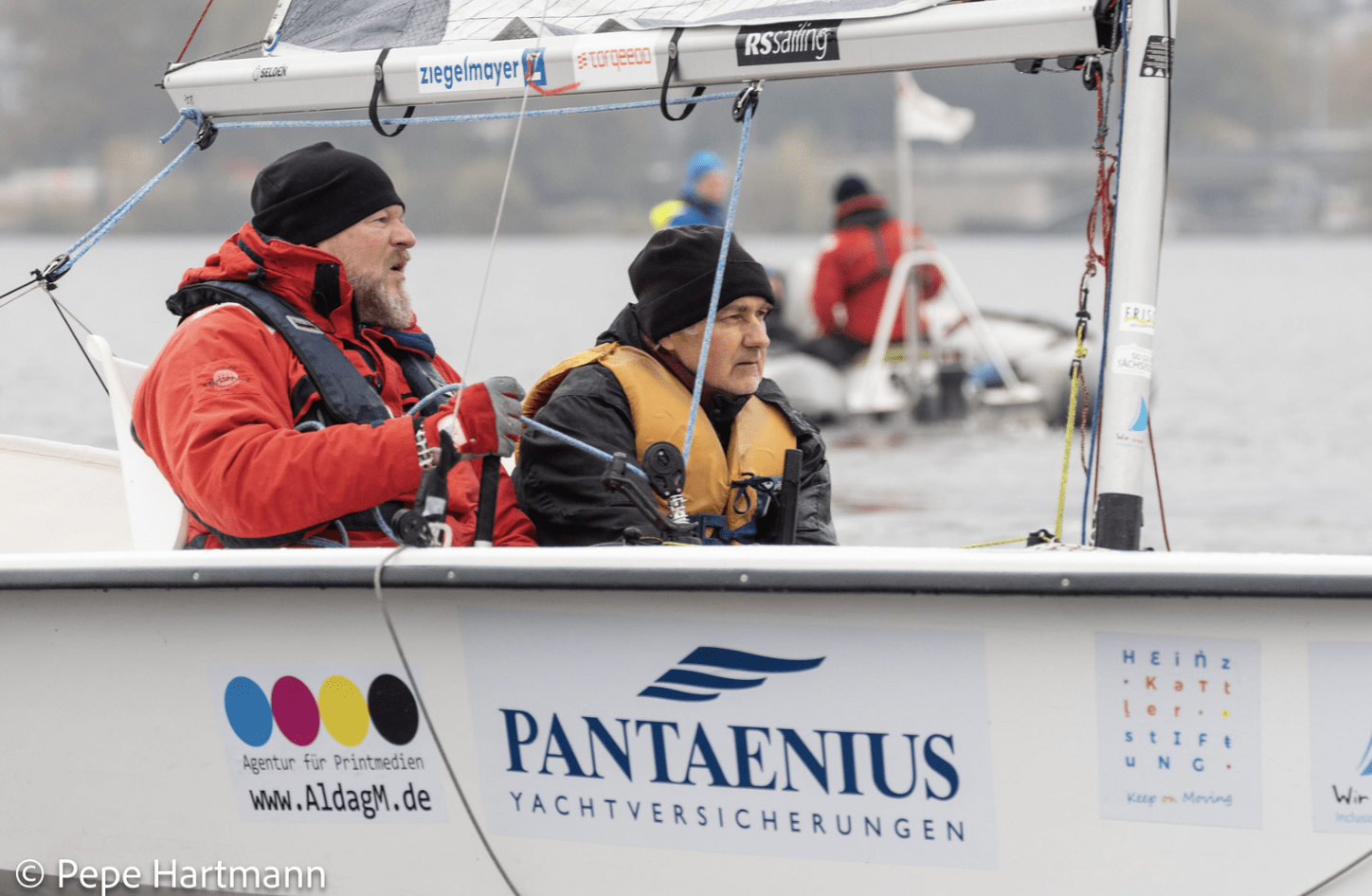 SCR-Segler bei der Meisterschaft der Meister auf der Außenalster in Hamburg