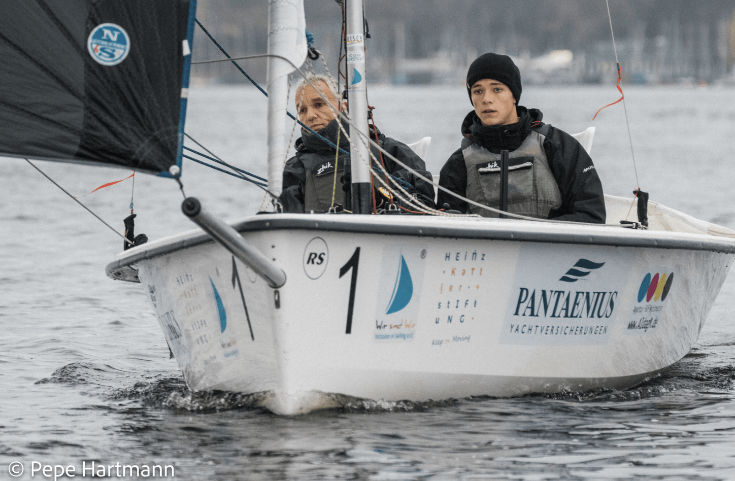 SCR-Segler bei der Meisterschaft der Meister auf der Außenalster in Hamburg