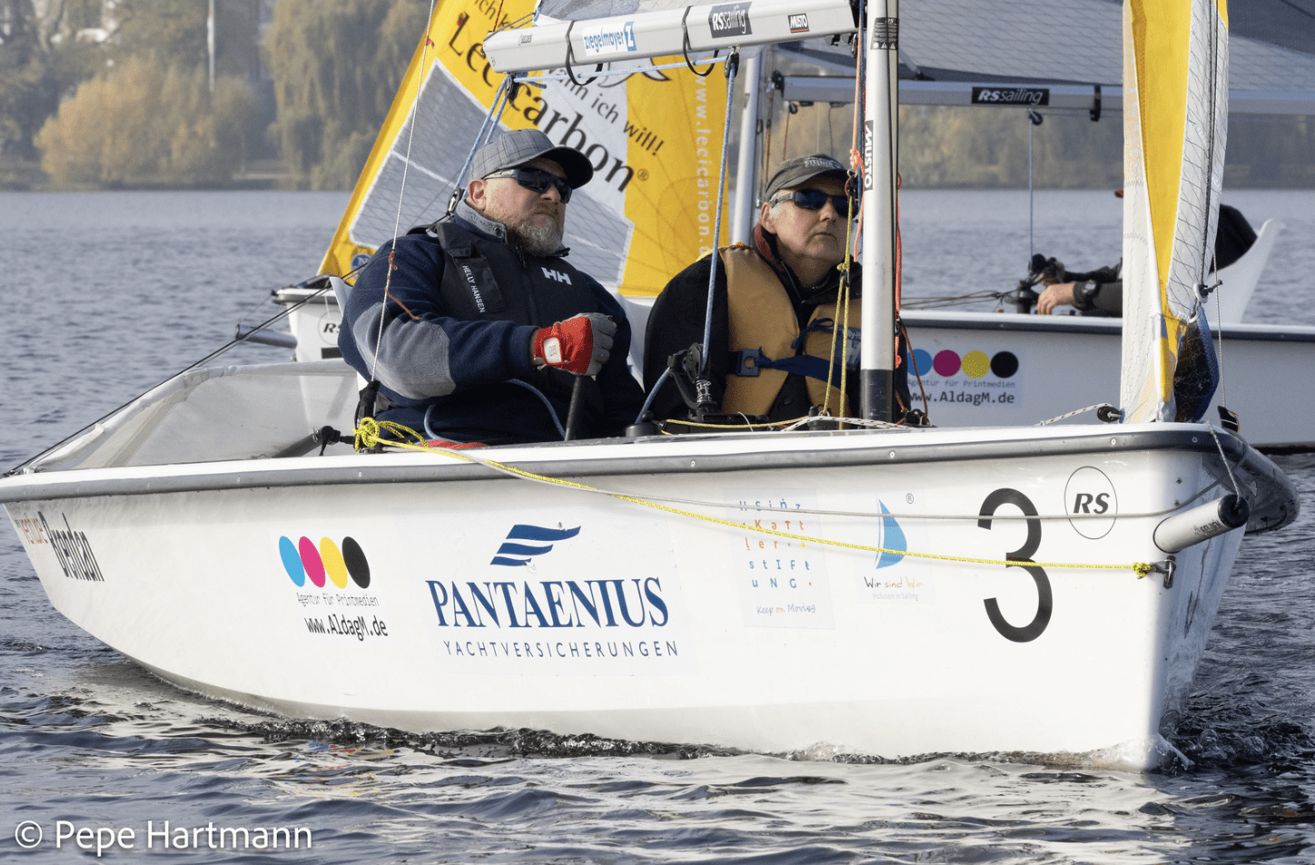 SCR-Segler bei der Meisterschaft der Meister auf der Außenalster in Hamburg