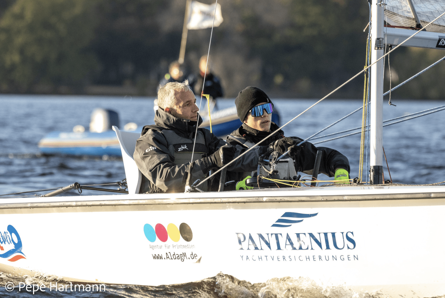 SCR-Segler bei der Meisterschaft der Meister auf der Außenalster in Hamburg