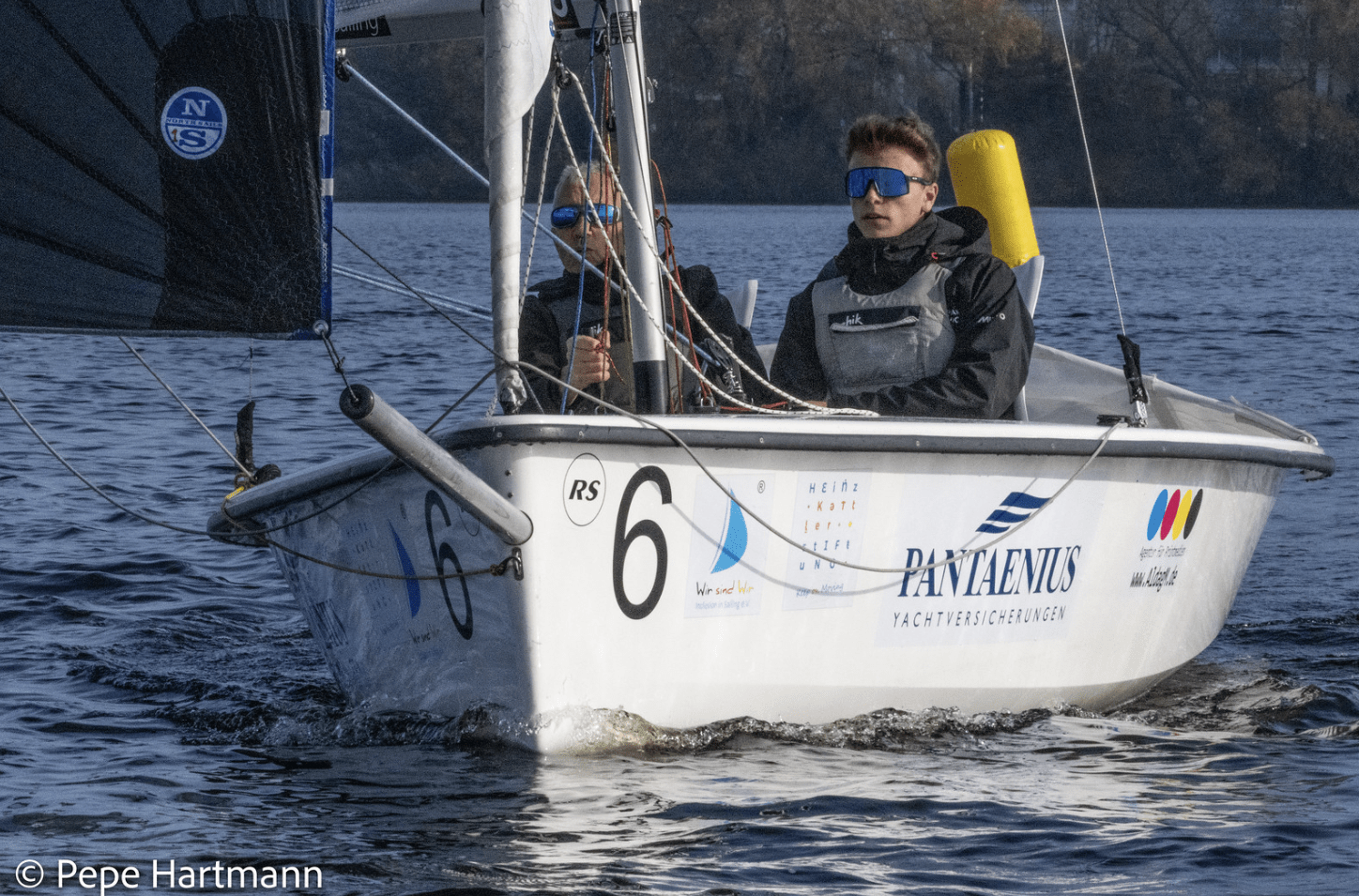 SCR-Segler bei der Meisterschaft der Meister auf der Außenalster in Hamburg