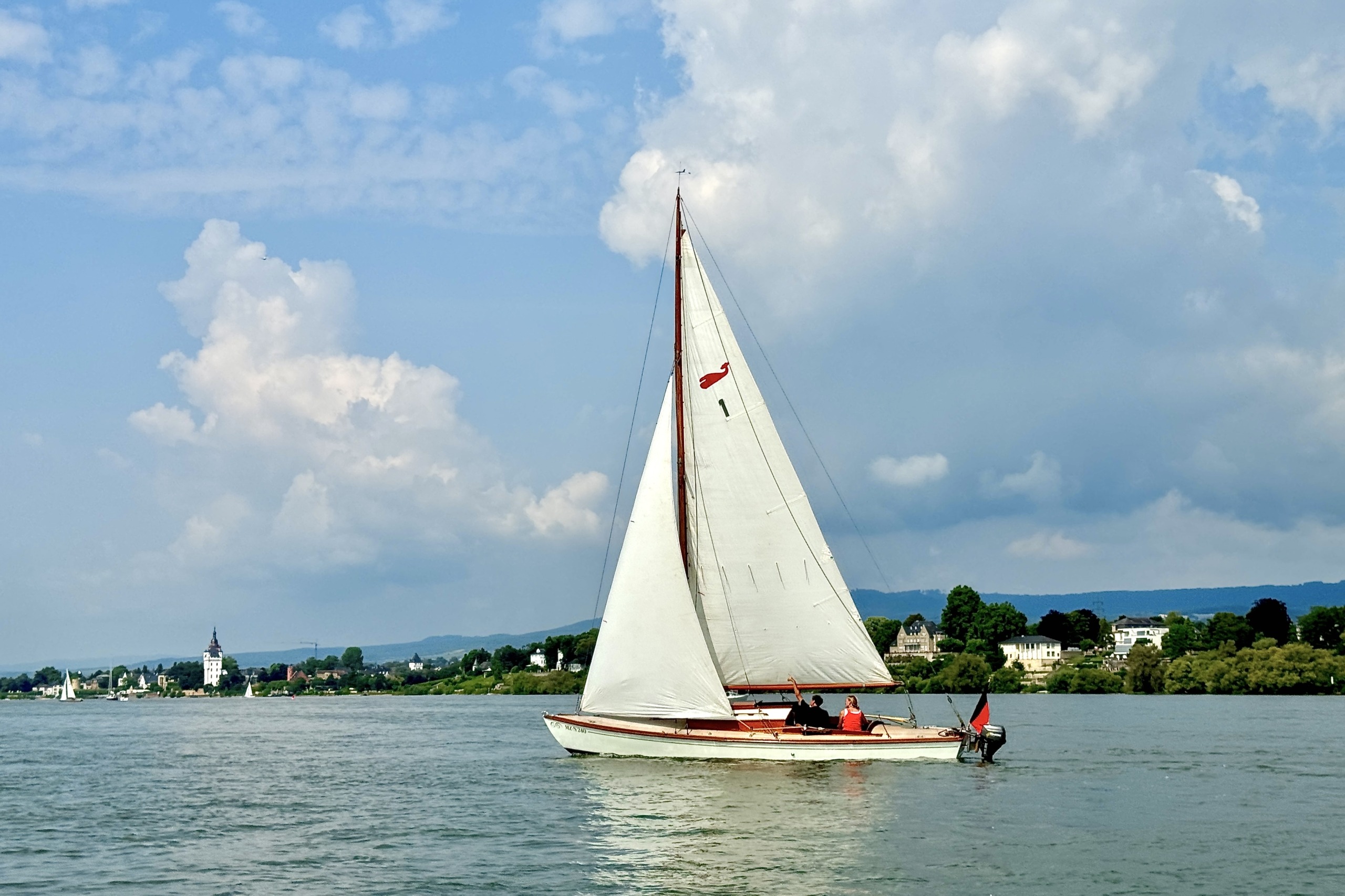 Segelrevier Rheingau: Segeln auf dem Rhein